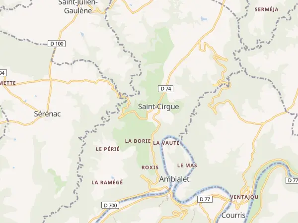 Plan de Saint-Cirgue
