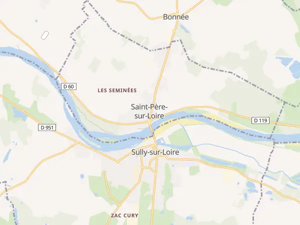 Plan de Saint-Père-sur-Loire