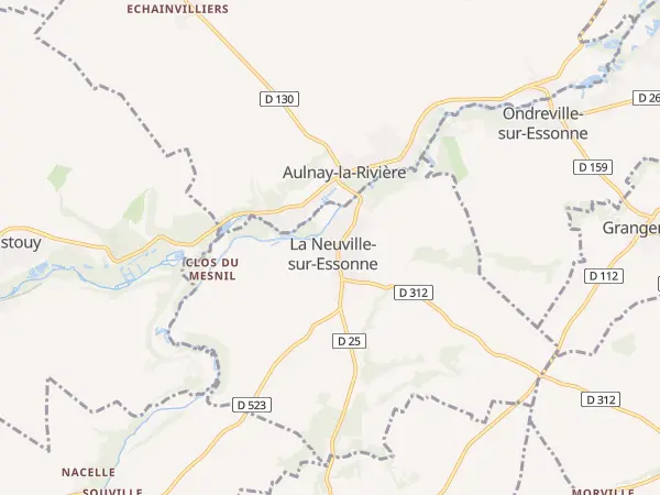 Plan de La Neuville-sur-Essonne