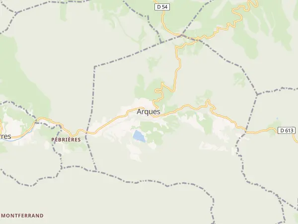 Plan de Arques