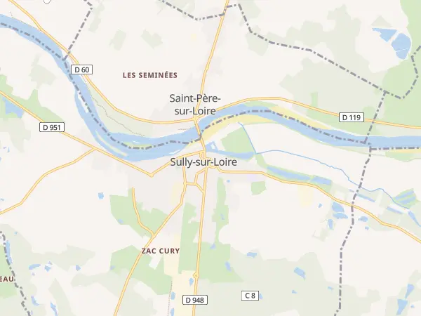 Plan de Sully-sur-Loire