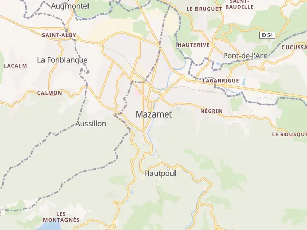 Plan de Mazamet