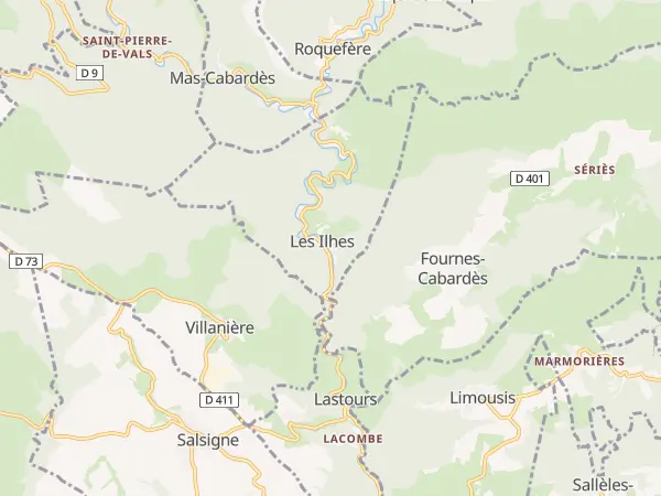 Plan des Ilhes