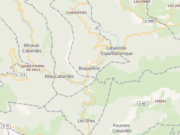 Plan de Roquefère