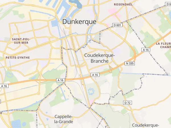 Plan de Coudekerque-Branche