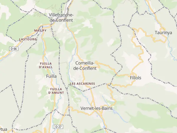 Plan de Corneilla-de-Conflent