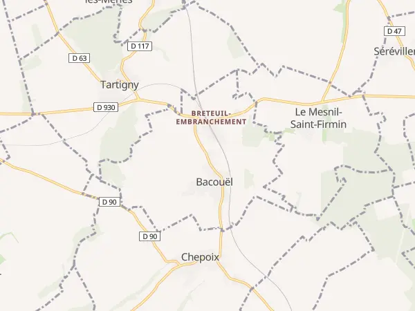 Plan de Bacouël
