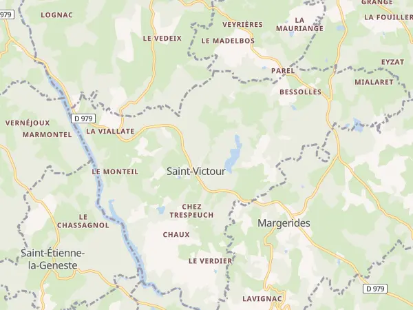 Plan de Saint-Victour