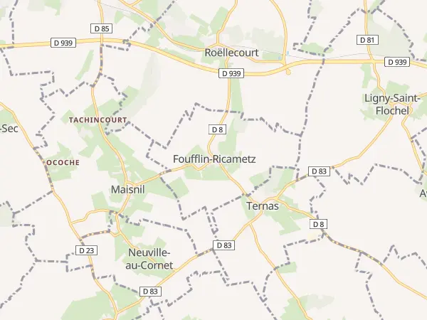 Plan de Foufflin-Ricametz