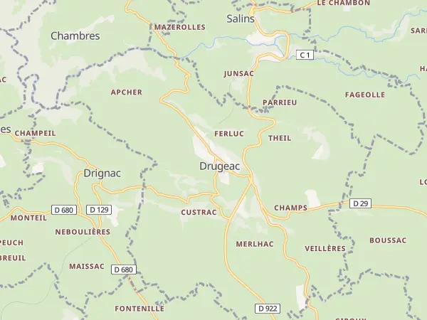 Plan de Drugeac