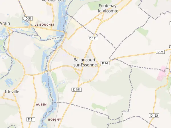 Plan de Ballancourt-sur-Essonne