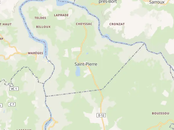 Plan de Saint-Pierre