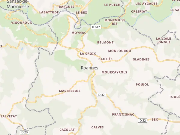 Plan de Roannes-Saint-Mary