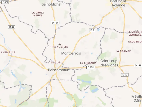 Plan de Montbarrois