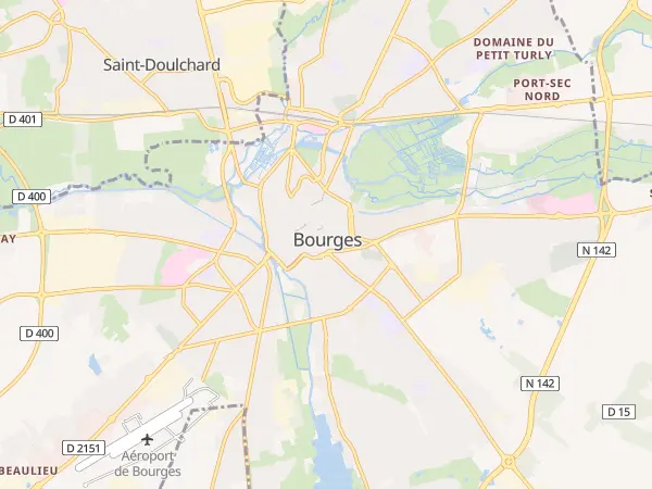 Plan de Bourges