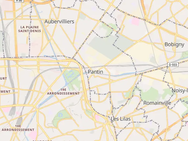 Plan de Pantin