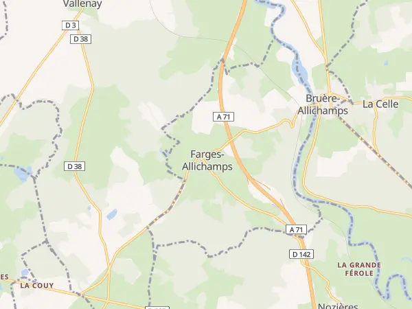 Plan de Farges-Allichamps