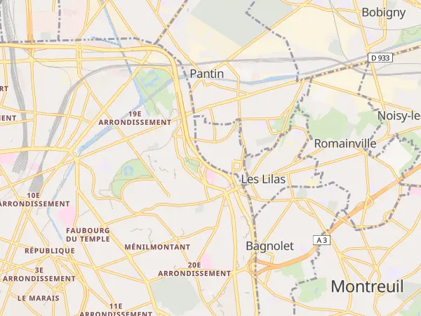 Plan du Pré-Saint-Gervais