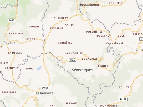 Plan de Sénezergues