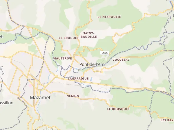 Plan de Pont-de-Larn