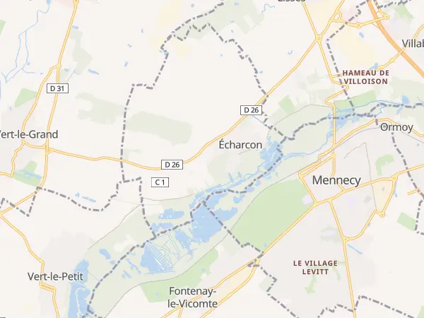 Plan de Écharcon