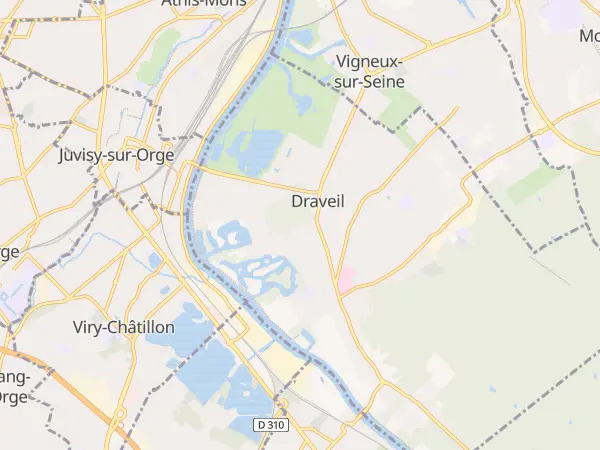 Plan de Draveil