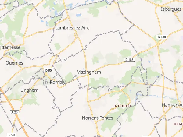 Plan de Mazinghem