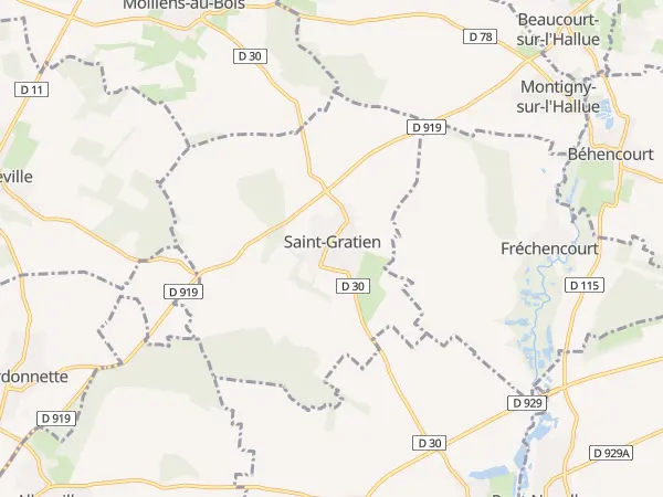 Plan de Saint-Gratien