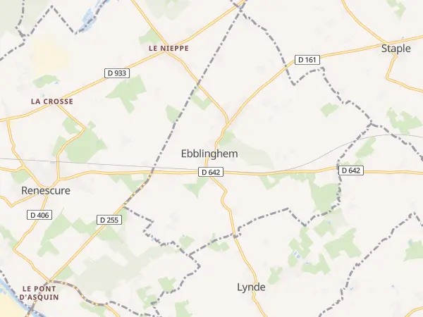 Plan de Ebblinghem
