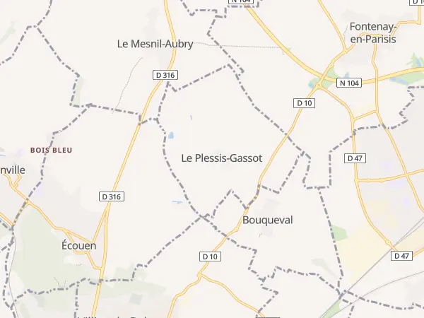 Plan du Plessis-Gassot