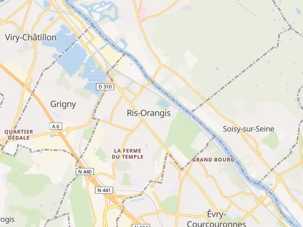 Plan de Ris-Orangis