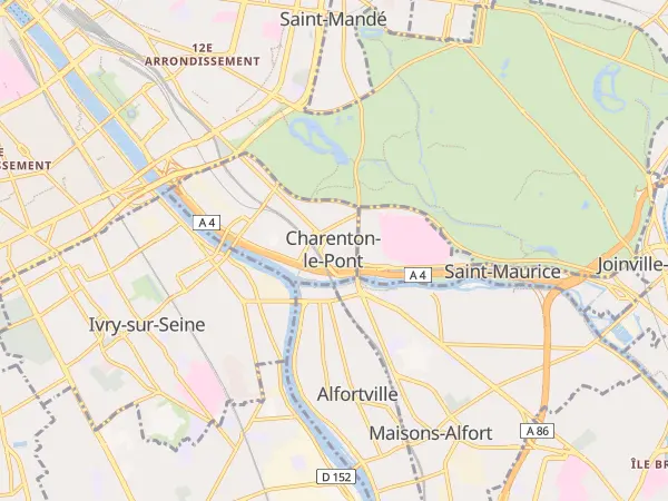 Plan de Charenton-le-Pont
