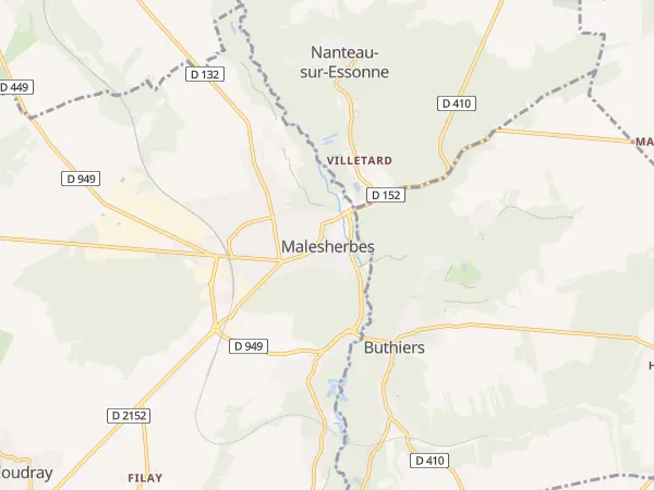 Plan du Malesherbois