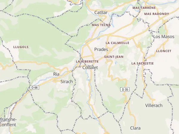 Plan de Codalet