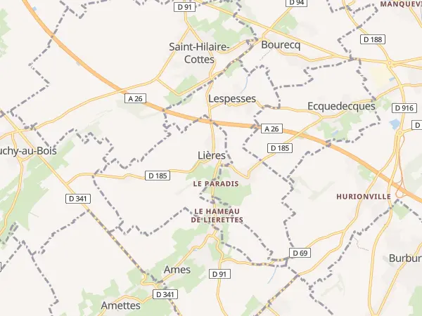 Plan de Lières