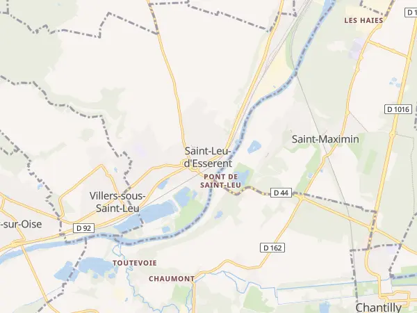 Plan de Saint-Leu-d’Esserent