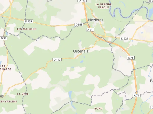 Plan de Orcenais