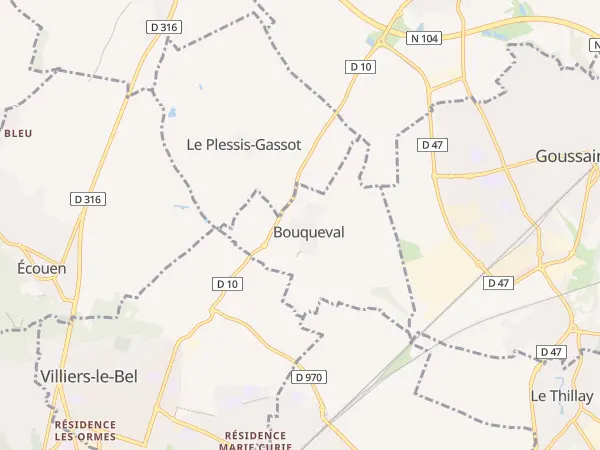 Plan de Bouqueval