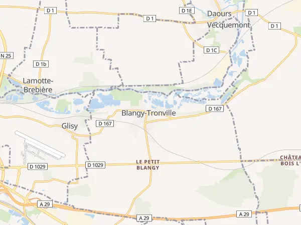 Plan de Blangy-Tronville