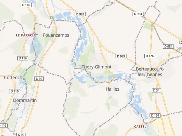 Plan de Thézy-Glimont