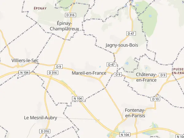 Plan de Mareil-en-France