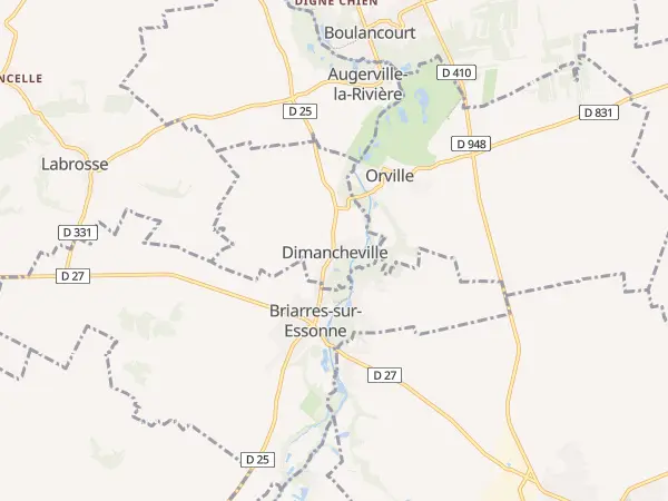 Plan de Dimancheville