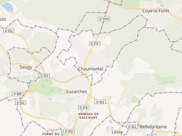 Plan de Chaumontel