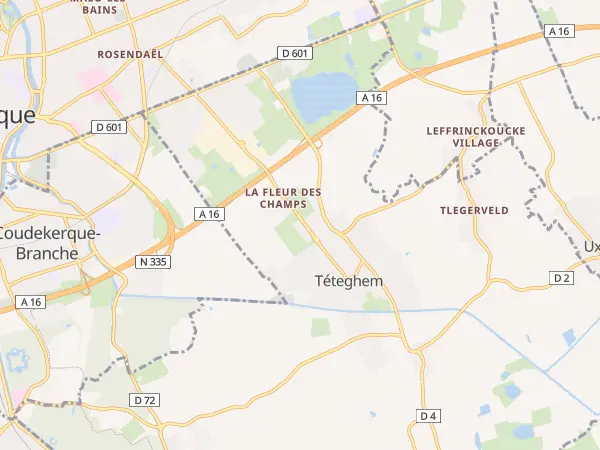 Plan de Téteghem-Coudekerque-Village