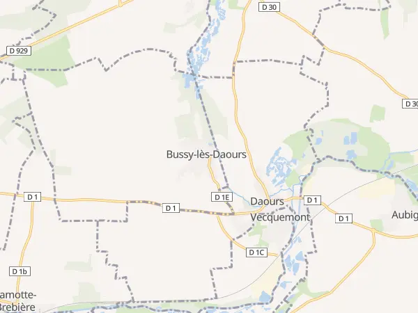 Plan de Bussy-lès-Daours