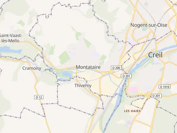 Plan de Montataire
