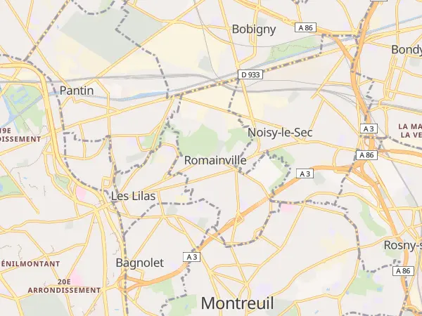 Plan de Romainville