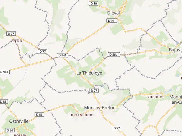 Plan de La Thieuloye