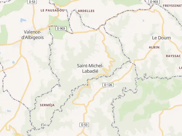 Plan de Saint-Michel-Labadié