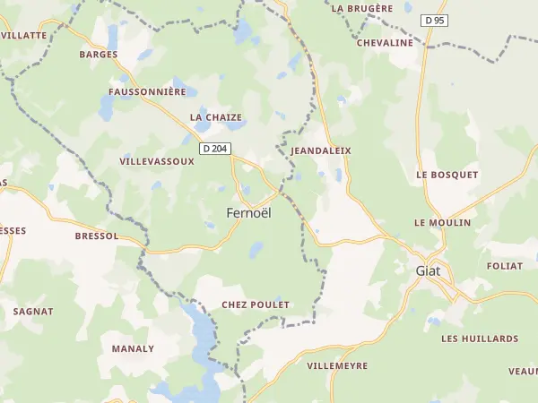 Plan de Fernoël